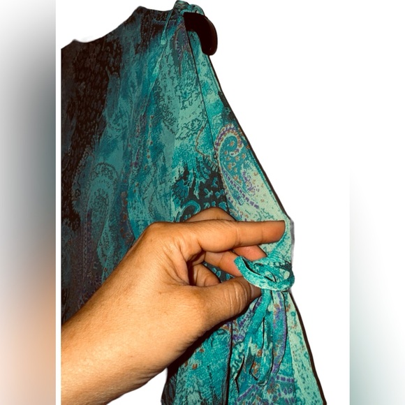 💎 NWT! Chaudry Sequin Split Sleeve Maxi Boho Dress - Picture 7 of 12